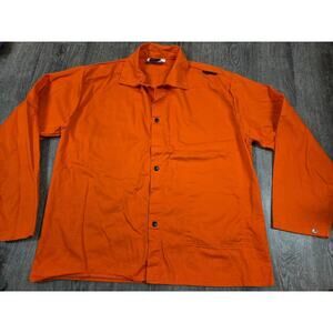 Tillman 6230 Orange Flame Fire Resistant FR Cotton WELDING JACKET XL Westex